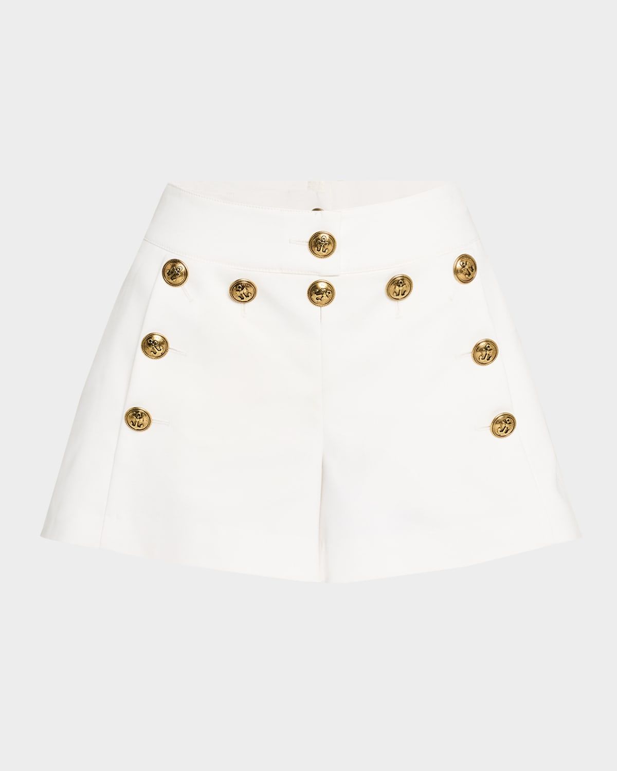 Cotton-Stretch Nautical Shorts
