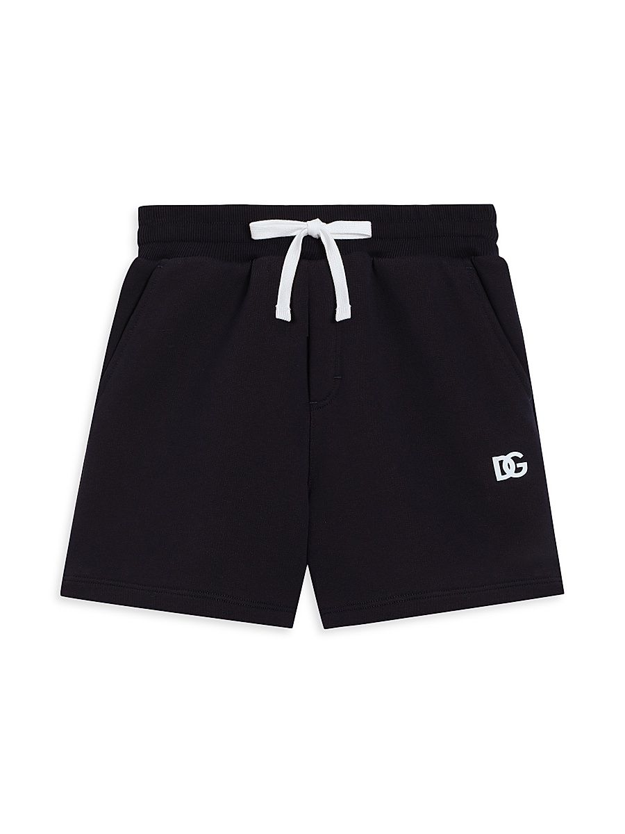 Little Boy's & Boys's Logo Sweat Shorts - Dark Blue - Size 14