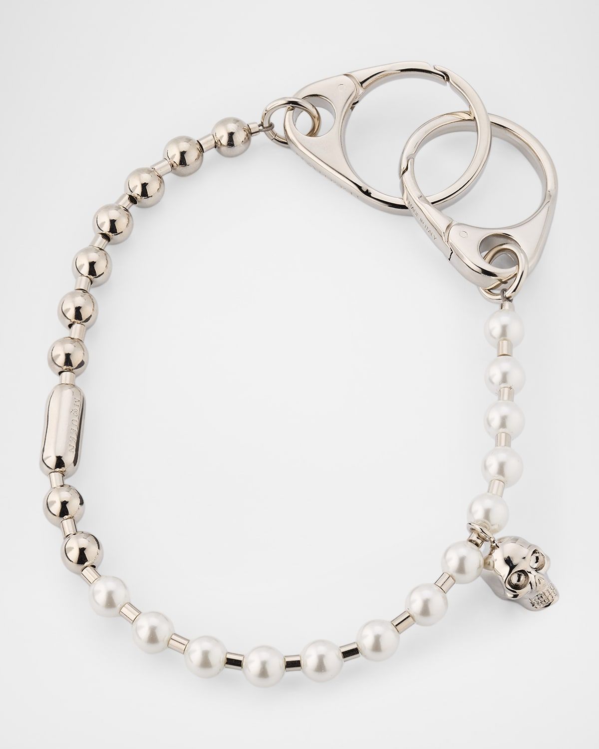 Skull and Pearly Chain Charm