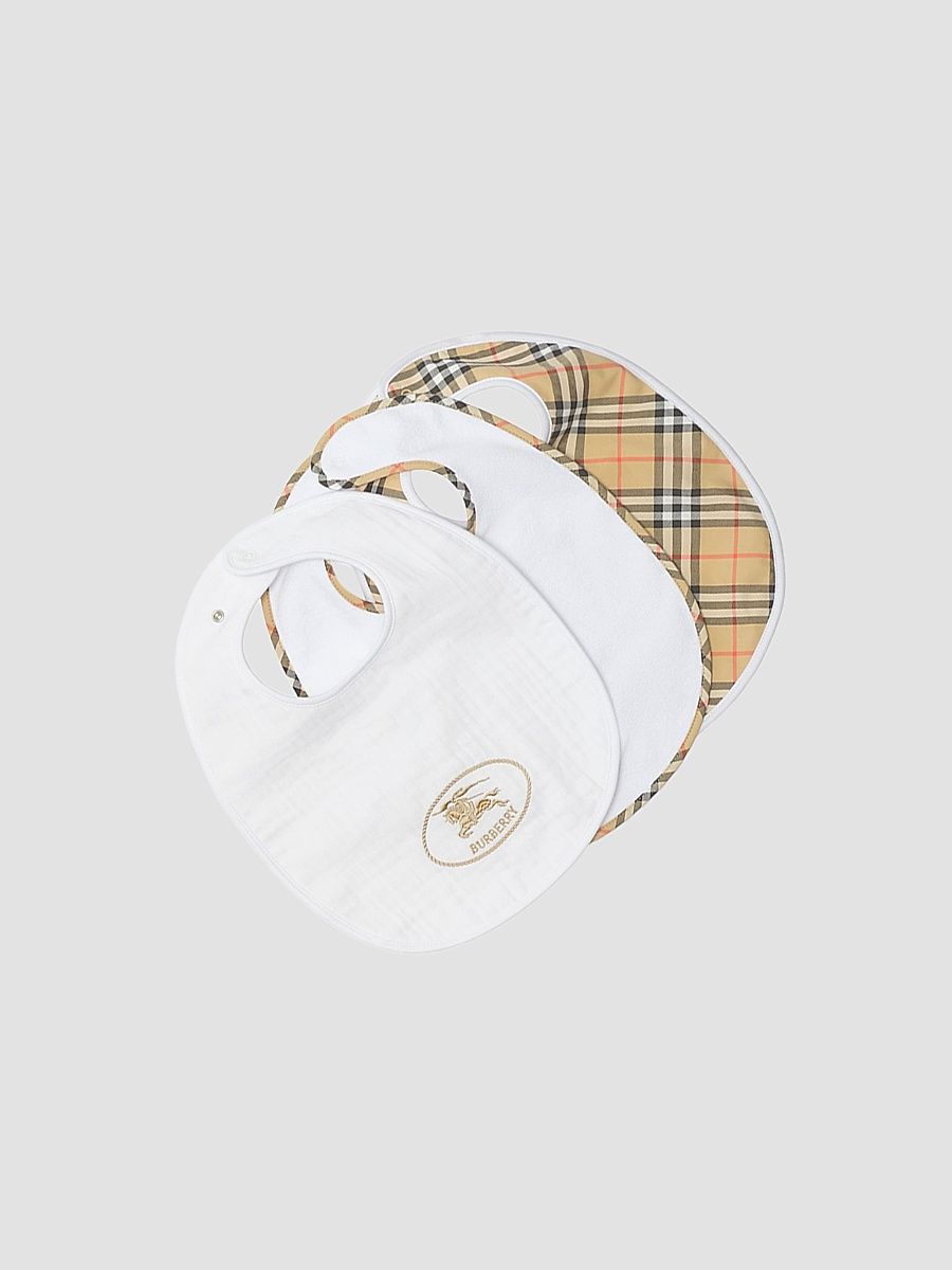 Baby's 3-Pack Bib Set - White