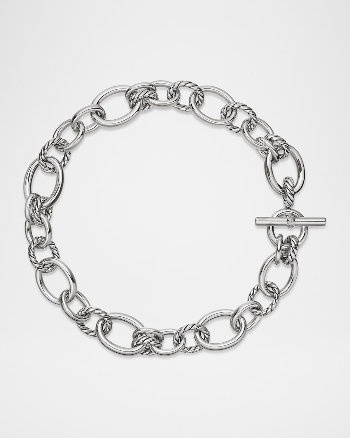 25mm DY Mercer Necklace with Diamonds in Silver