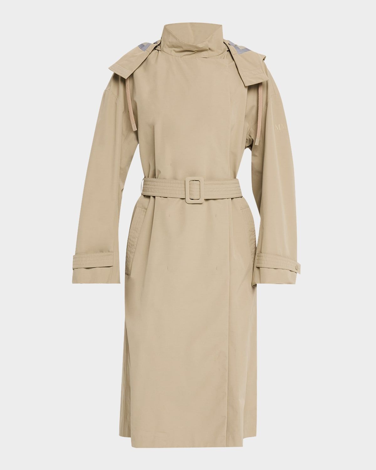 Moriana Hooded Stand-Collar Coat