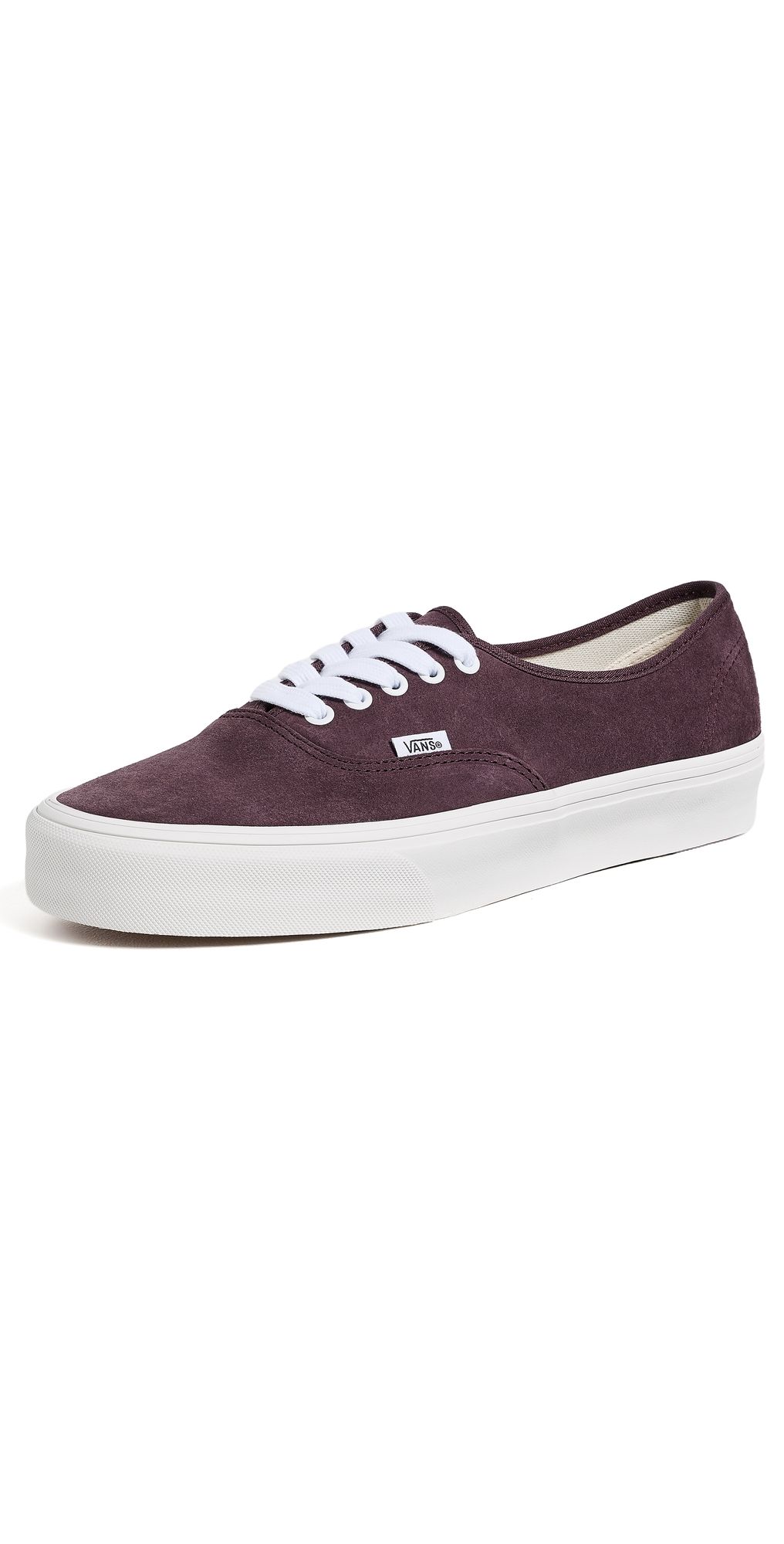 Vans Authentic Sneakers Pig Suede Port Brown 10.5