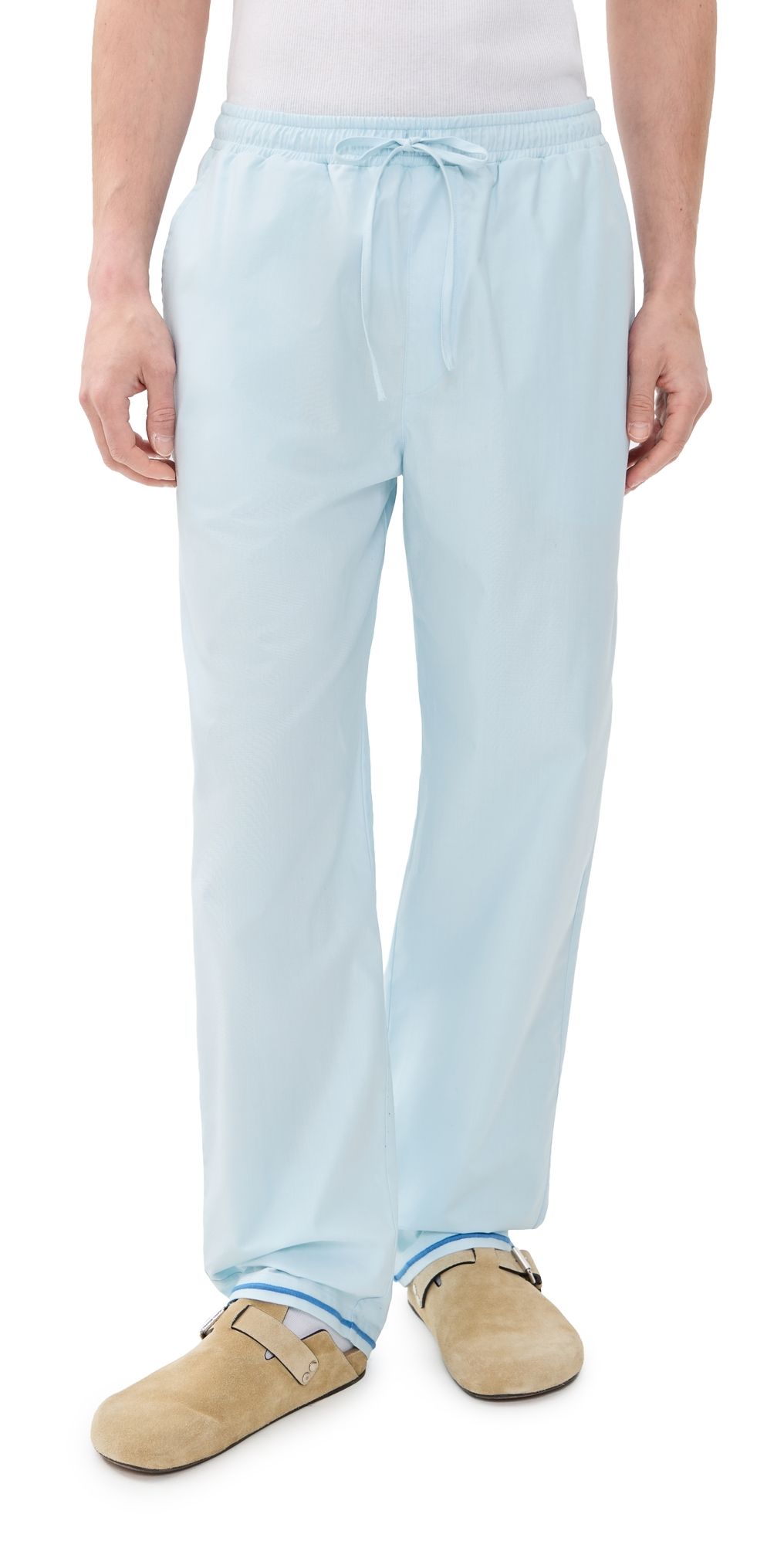 Fanm Mon Ensar Linen Pants Light Blue M