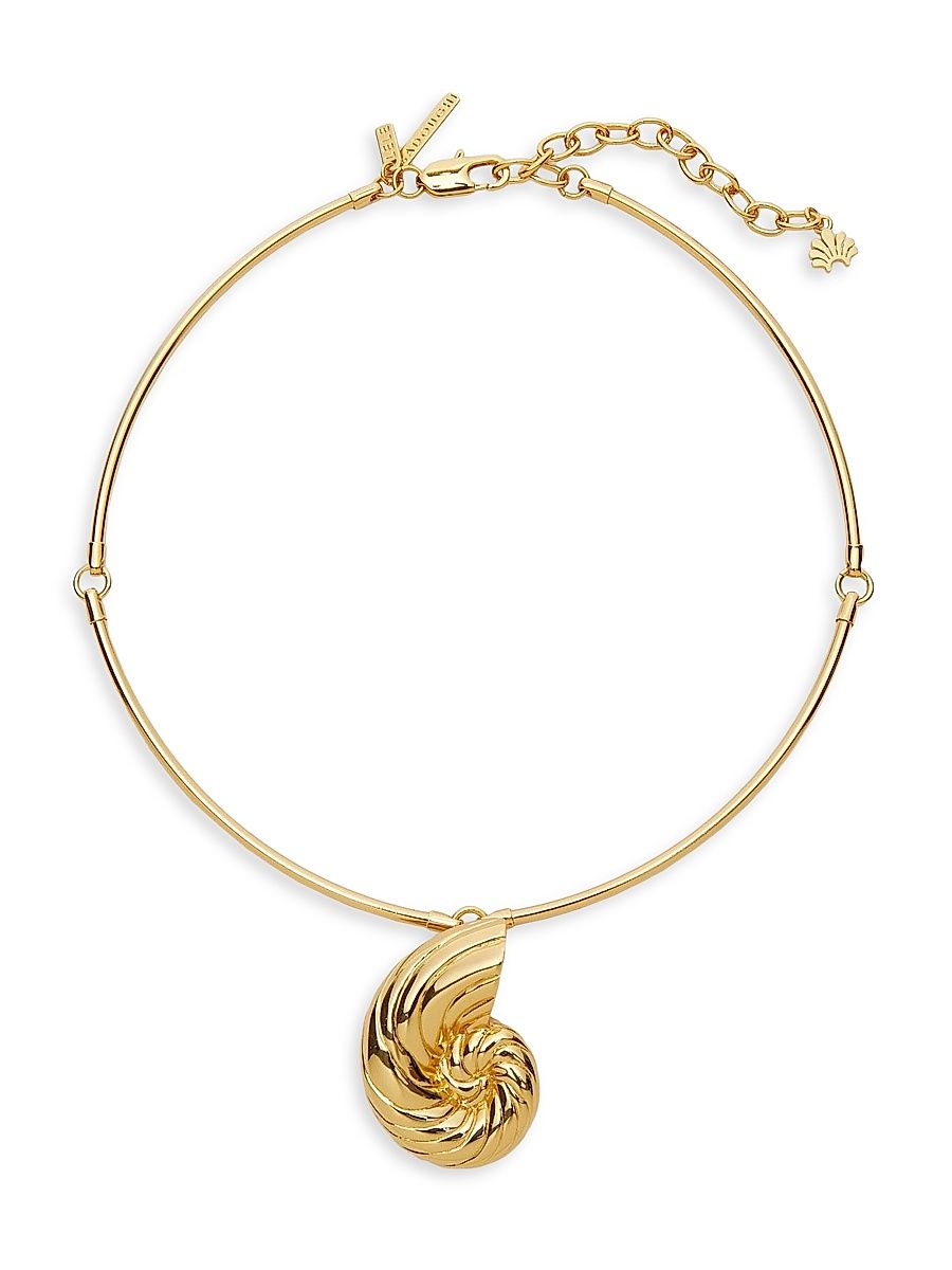 Women's Nautilus 14K-Gold-Plated Collar Necklace - Gold