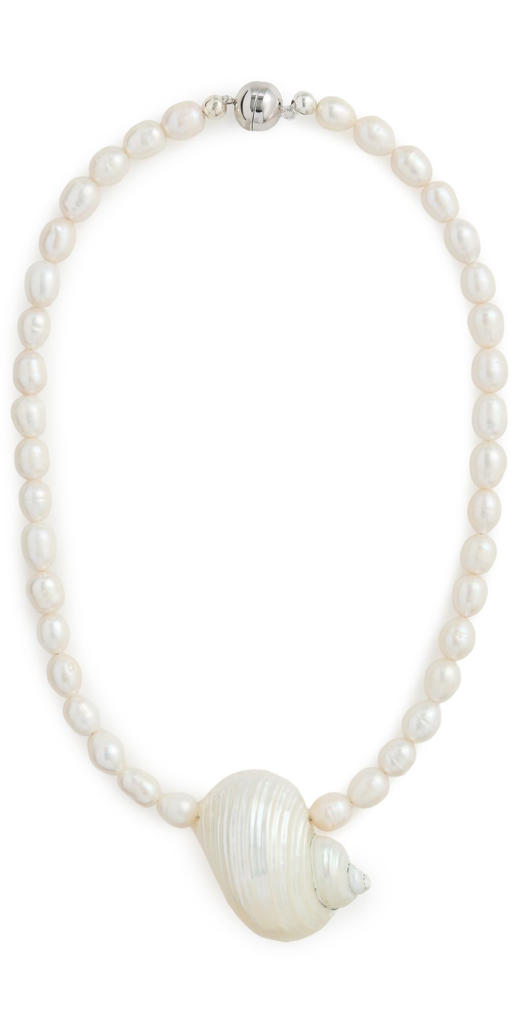 Julietta Mykonos Necklace Pearl One Size