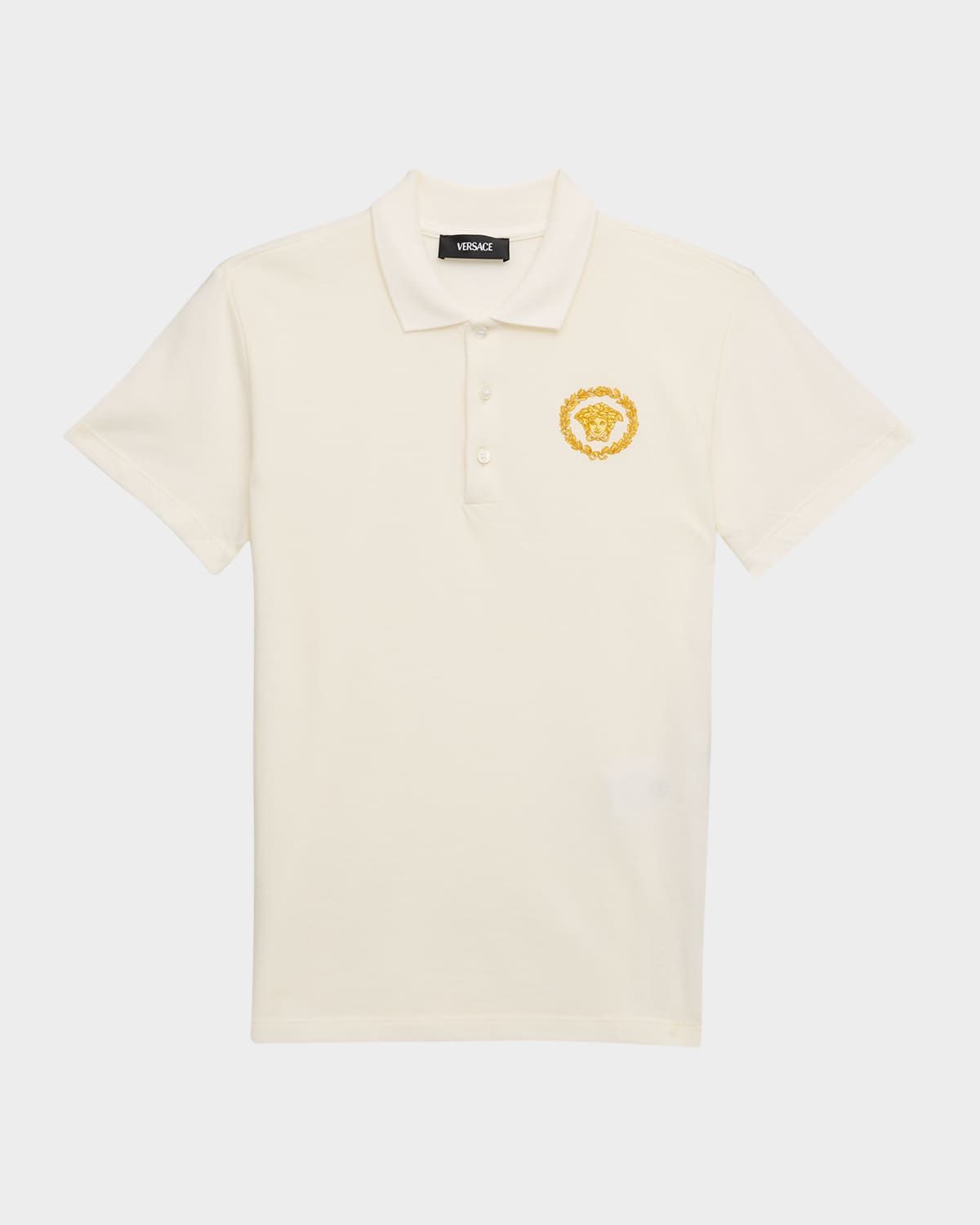 Boy & apos;s Medusa Emblem Polo Shirt, Size 6-14