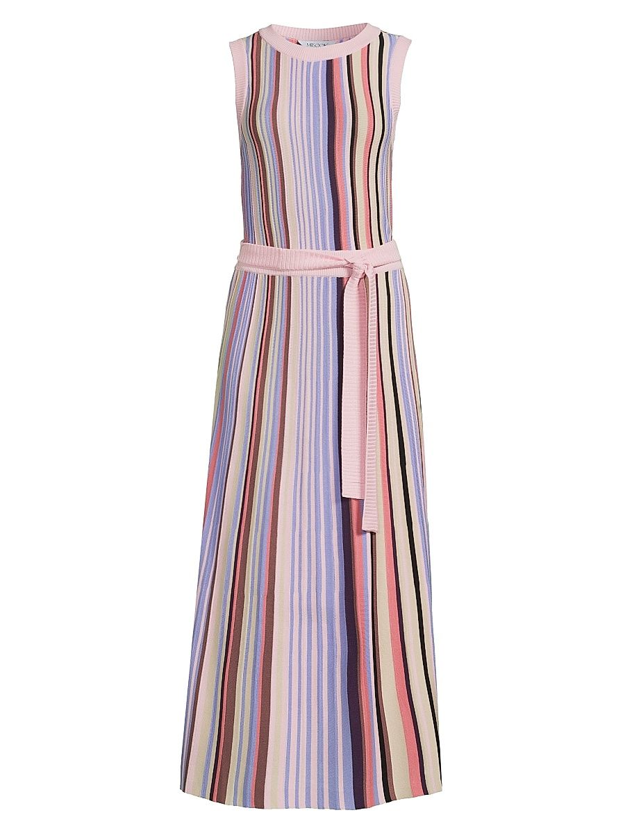 Women's Ribbed Knit Sleeveless Modern-Fit Maxi Dress - Viola - Size XS