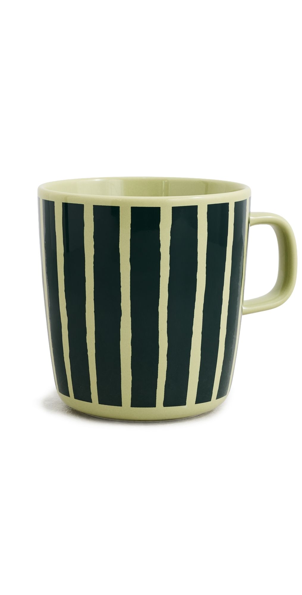 Marimekko Oiva Piccolo Mug Pear/Dark Green One Size