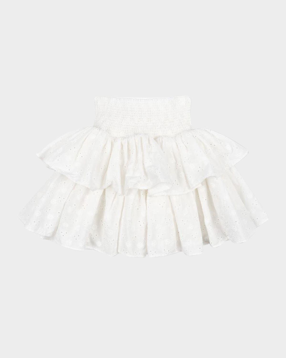Lacey Smock Tiered Skirt, Size 9M-10