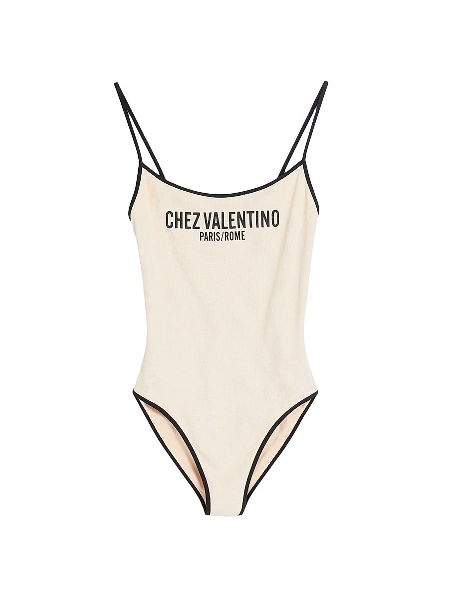 Women's Lycra Piqué Swimsuit - Birch Black - Size XL