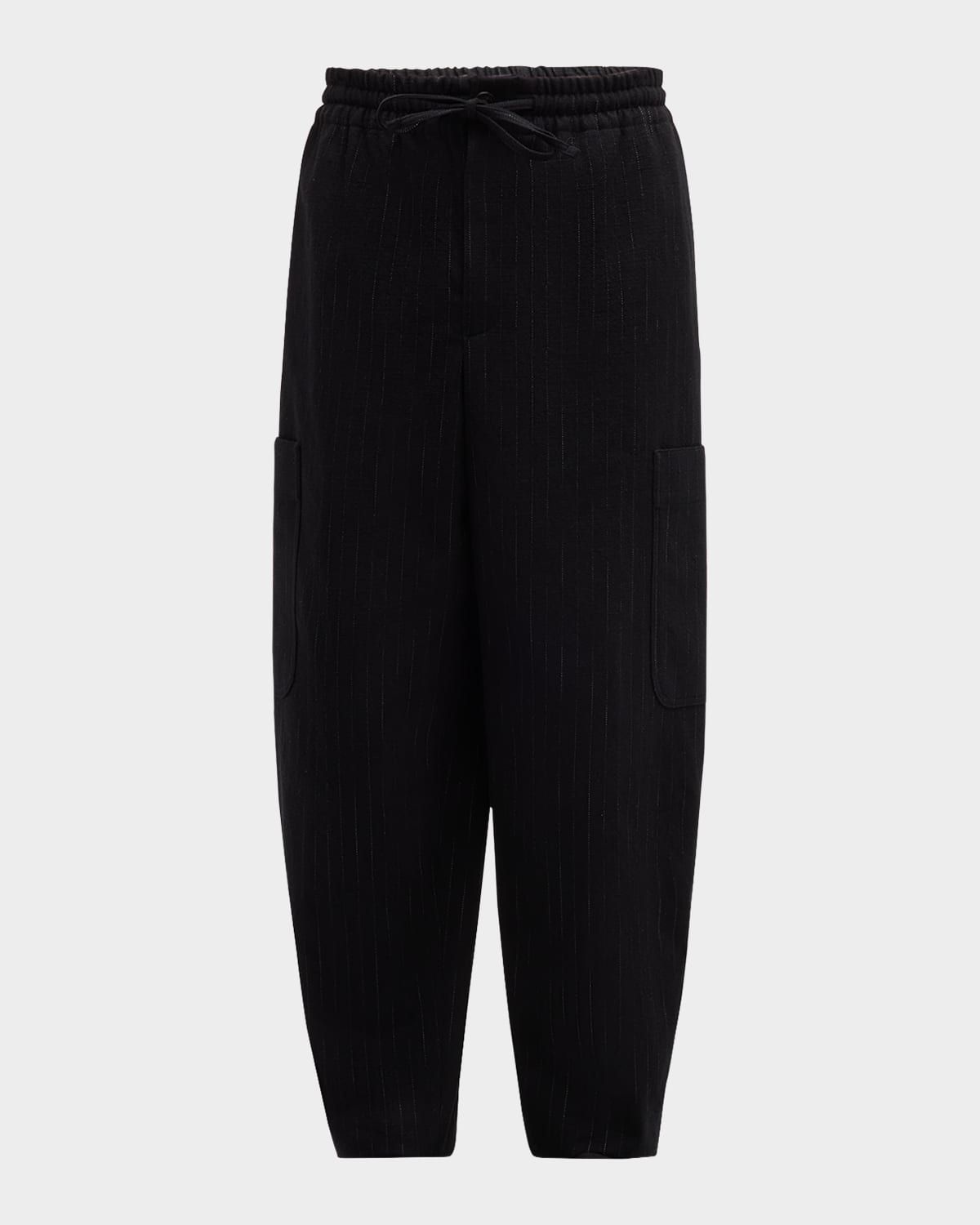 Men & apos;s Striped Cargo Jogger Pants