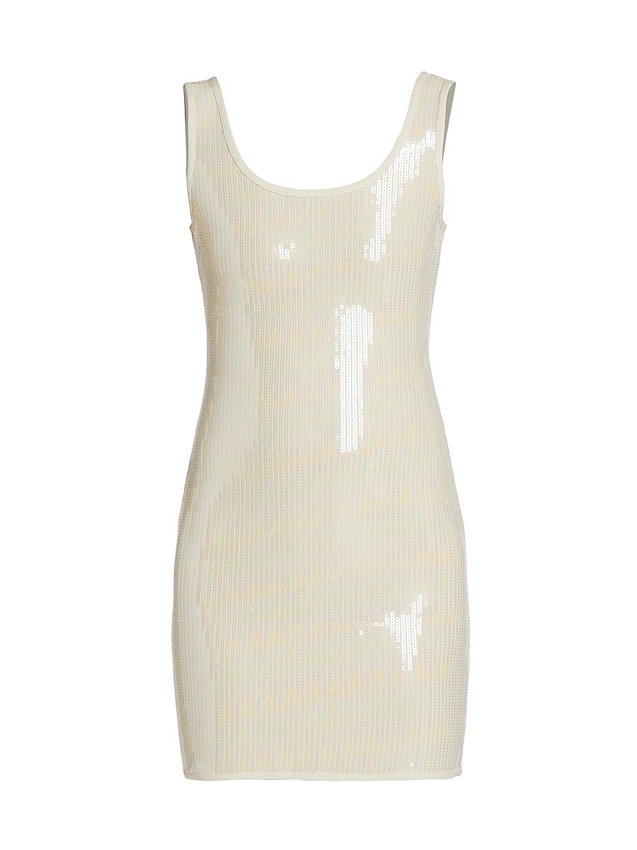 Women's Gretchen Sequin Minidress - Champagne - Size XL