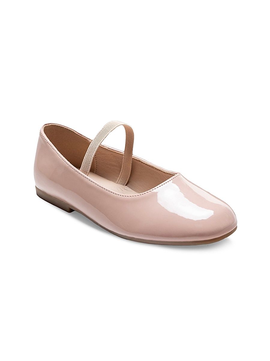 Tulleen Girl's Little Girl's & Girl's Satin Colette Flats - Soft Pink - Size 4 (Child)