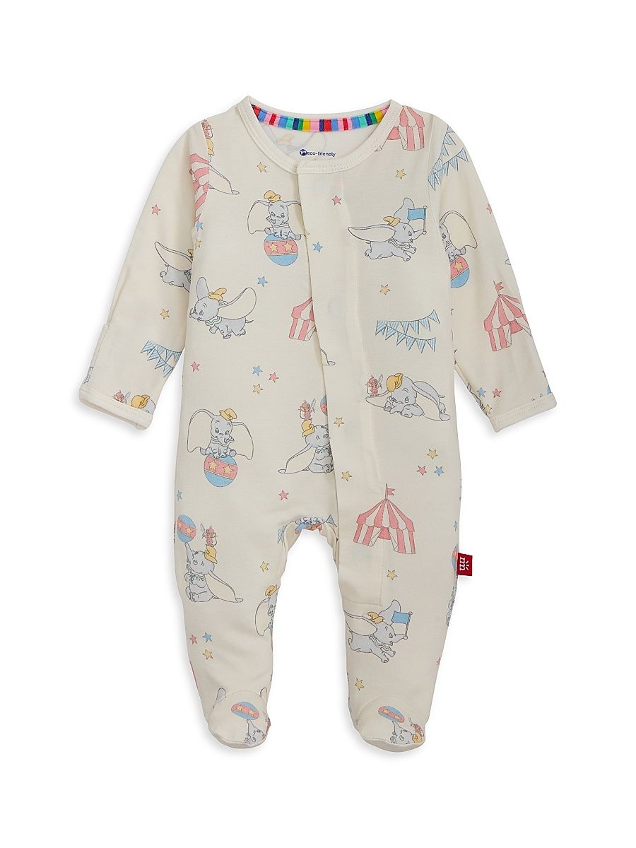 Baby's Dumbo Circus Modal Magnetic Footie - Dumbo - Size Newborn