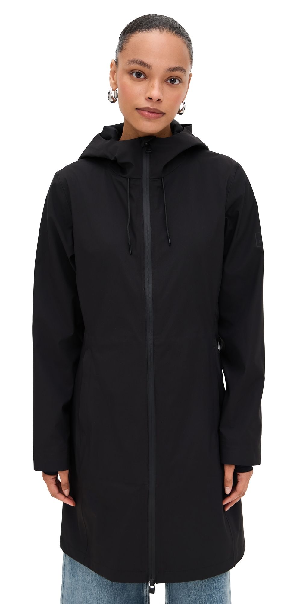 Rains Suva Hardshell Long Jacket Black XL