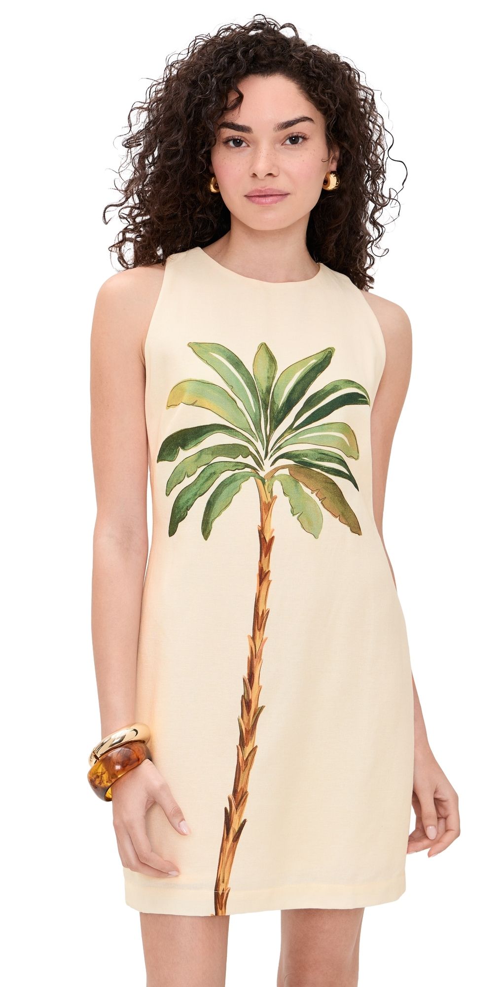 Dress To Tropical Print Mini Dress Tropical Print M