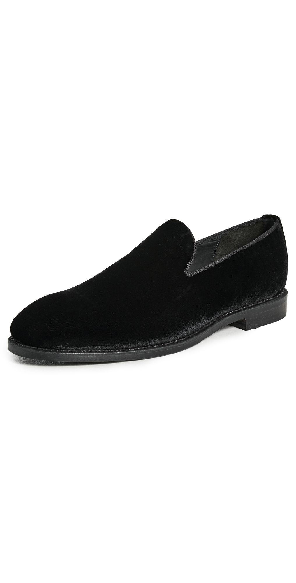 Allen Edmonds Robinson Velvet Loafers Black Velvet 14