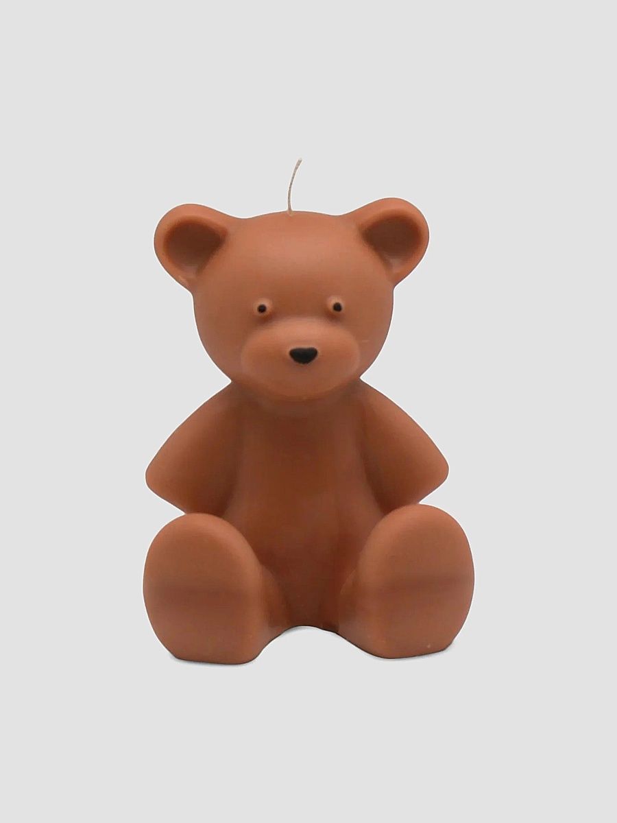 Bedford Teddy Bear Candle - Cognac