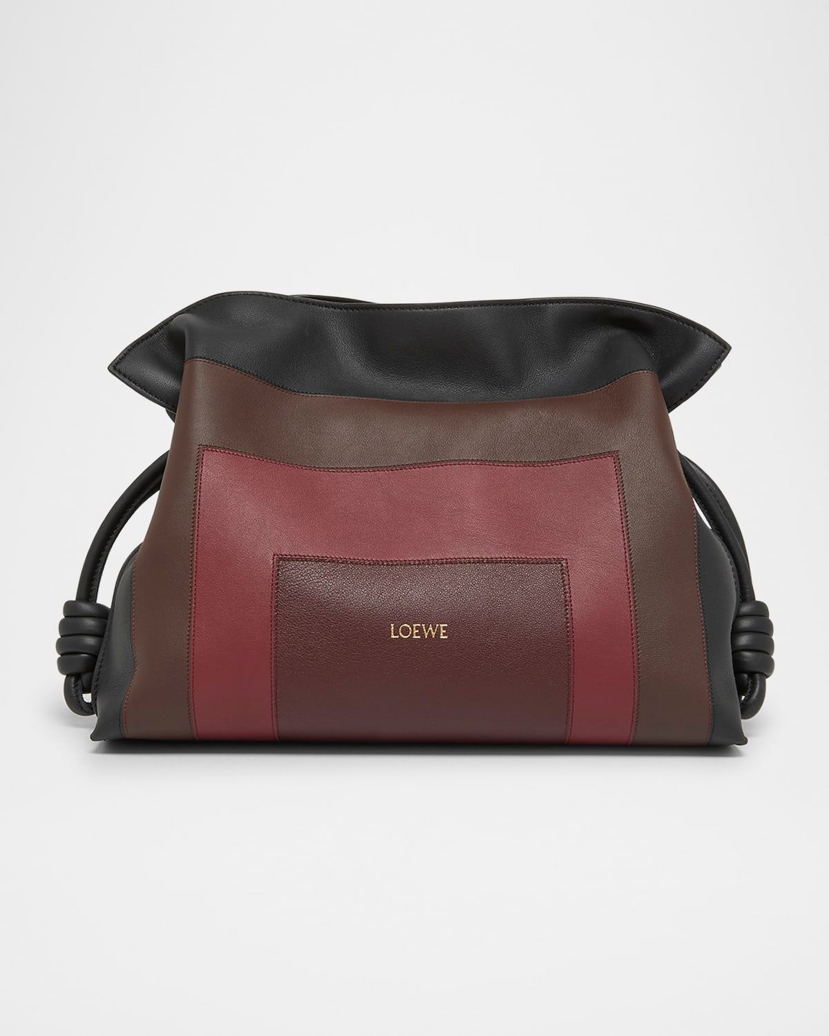 x Albers Flamenco Medium Clutch Bag in Nappa Leather