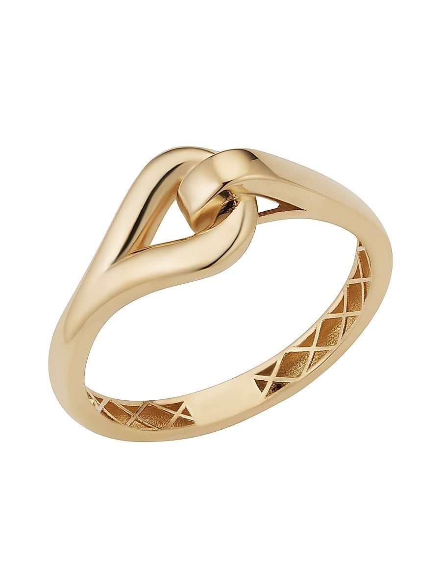 Women's 14K Yellow Gold Forever Linked Ring - Yellow Gold - Size 10