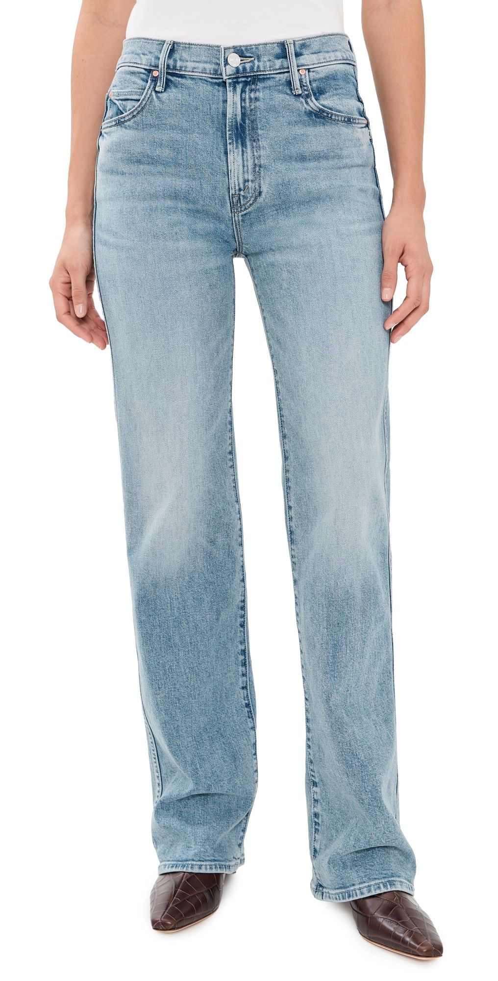 MOTHER The Kick It Double Sneak Jeans Finders Keepers 23