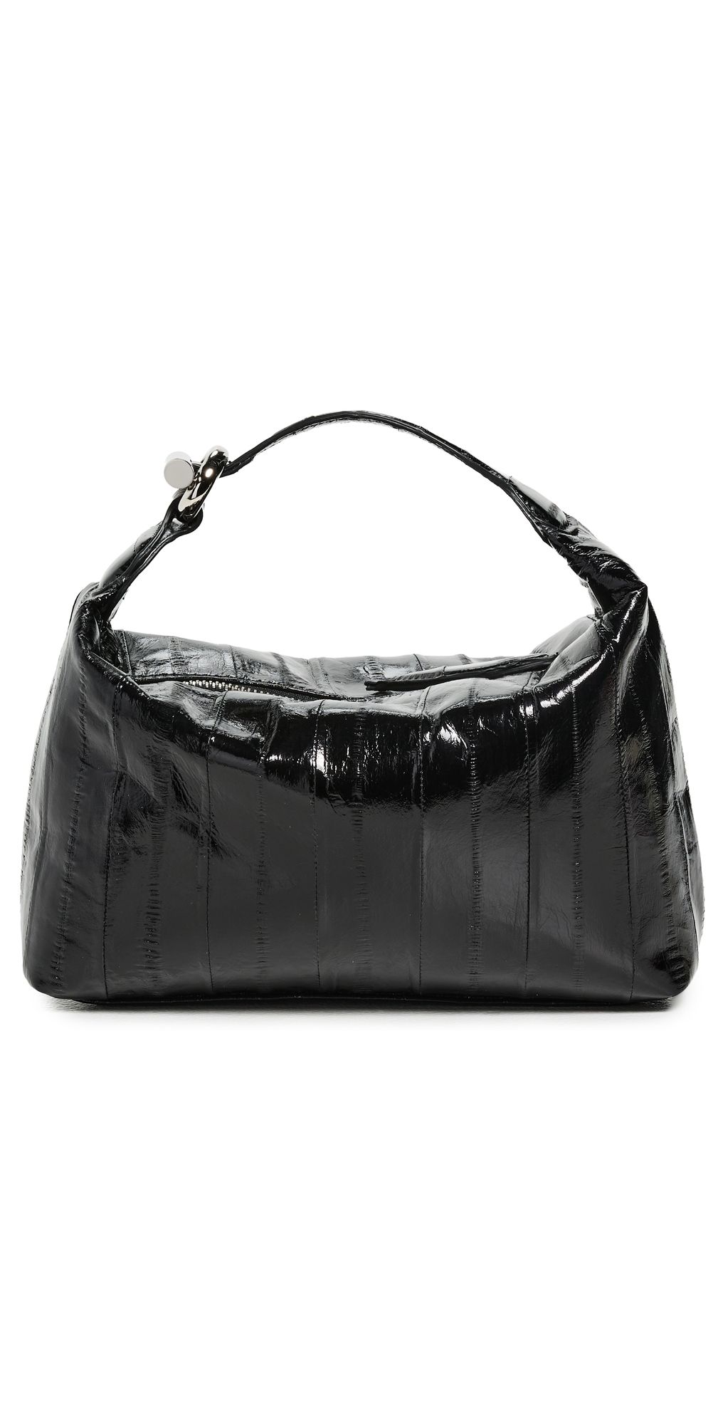 Liffner Pillow Pouch Micro Bag Black Silver Hardware One Size