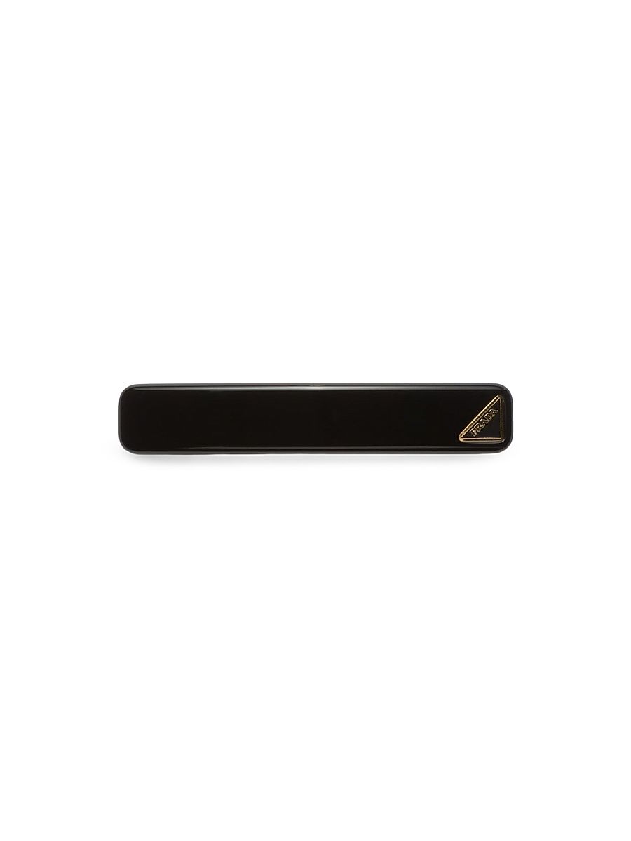Women's Plexiglas Hair Clip - Black