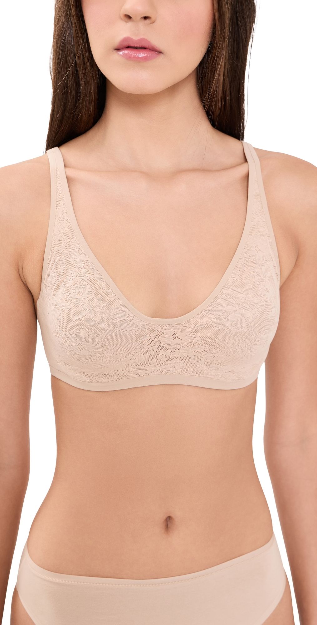 b. tempt'd by Wacoal Effortlessly Lace Underwire Bra Au Natural M