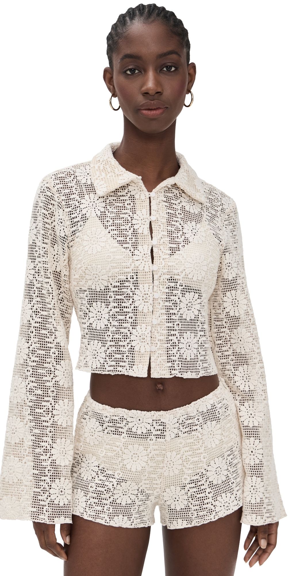 Lioness Babydoll Top Onyx Floral XXXXL