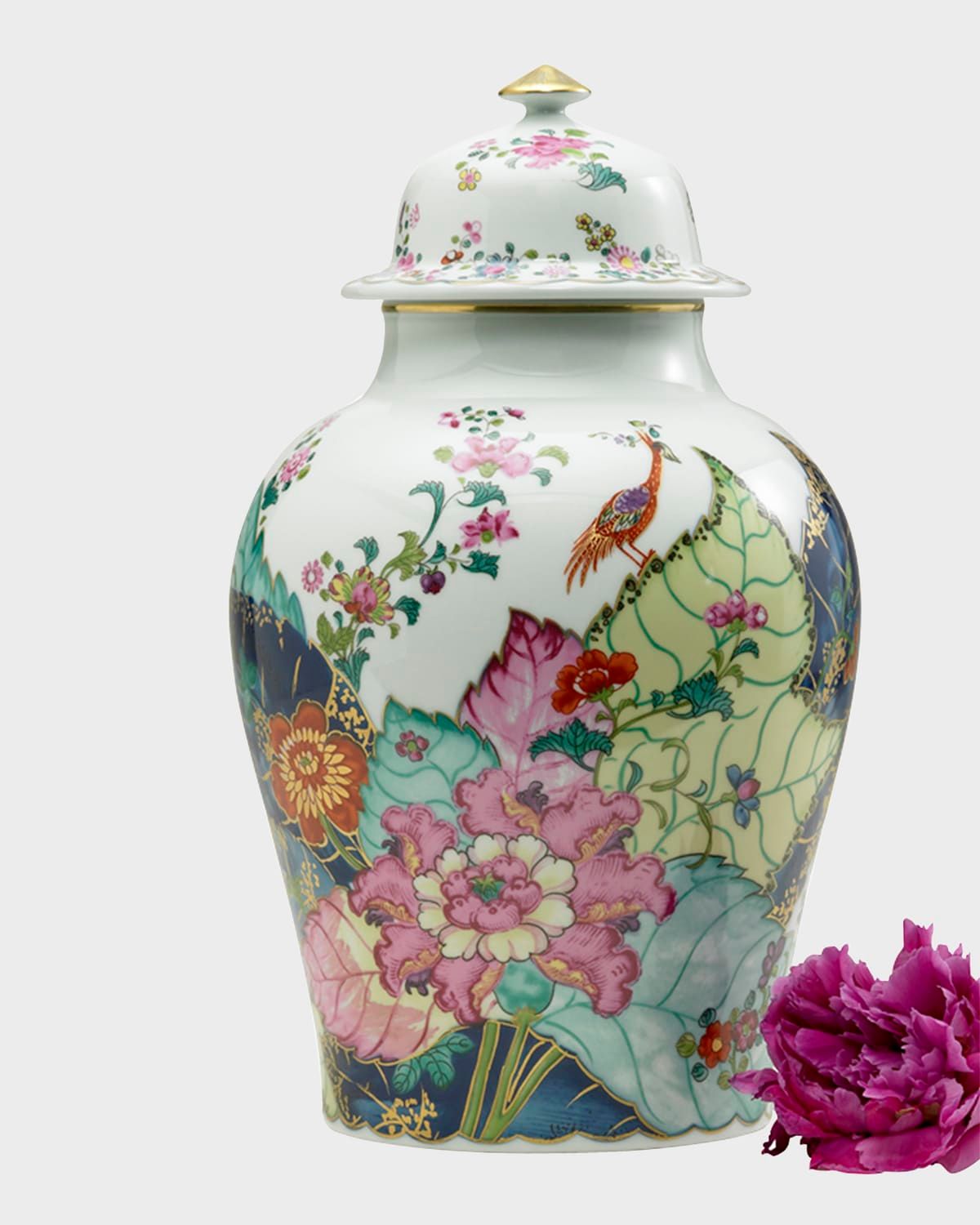 Tobacco Leaf Ginger Jar