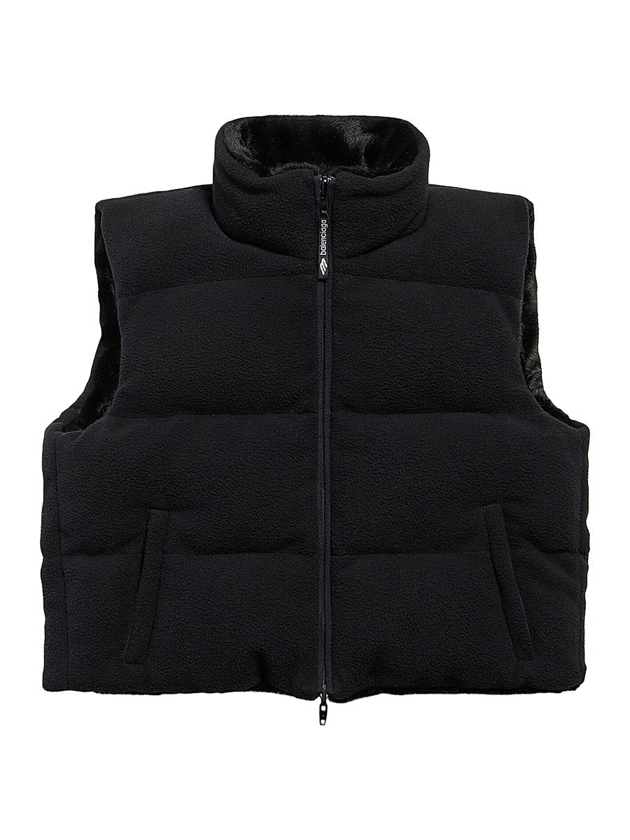 Women's Ski Reversible Gilet Vest - Black - Size Small