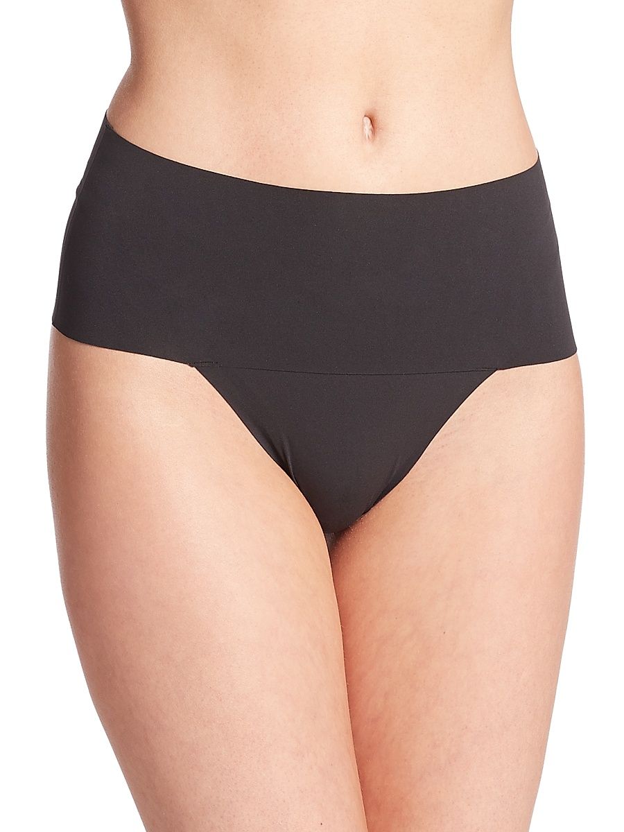 Undie-tectable Shaping Thong - Black - Size XL