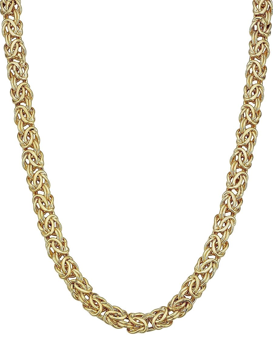 Women's 14K Yellow Gold Byzantine Necklace - Yellow Gold