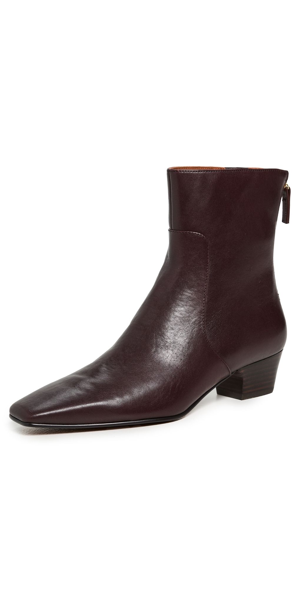 Madewell The Lexie Ankle Boots In Leather Turkish Coffee 8.5