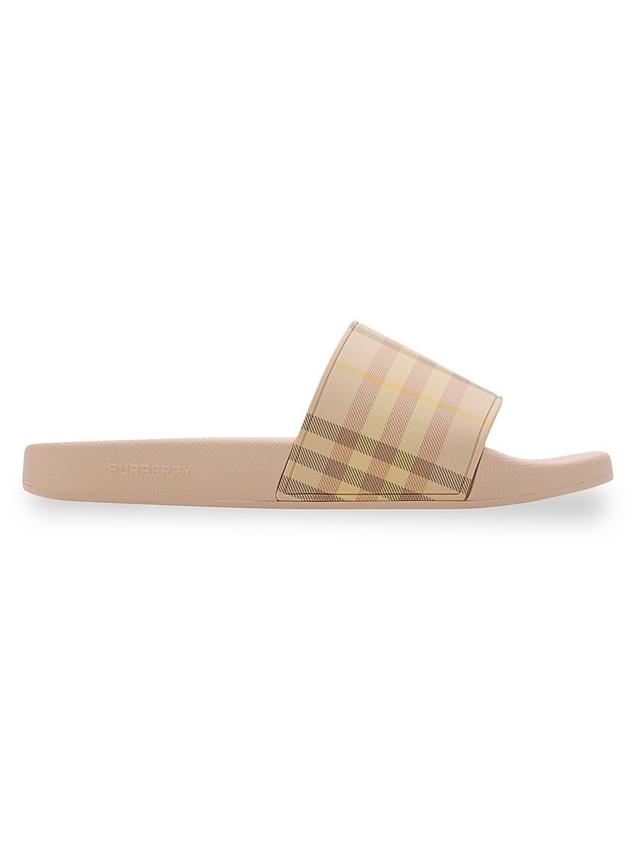 Women's Furley Check Slide Sandals - Teacup Ip Check - Size 11