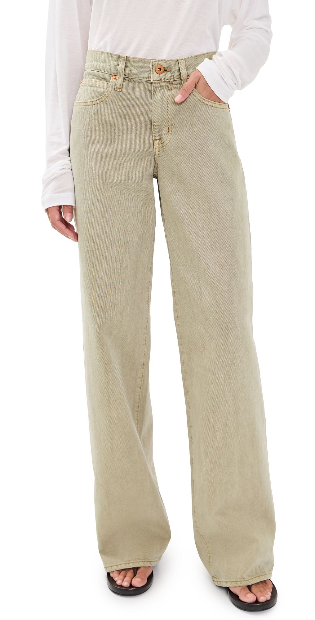 SLVRLAKE Mica Jeans Sand Dune 31