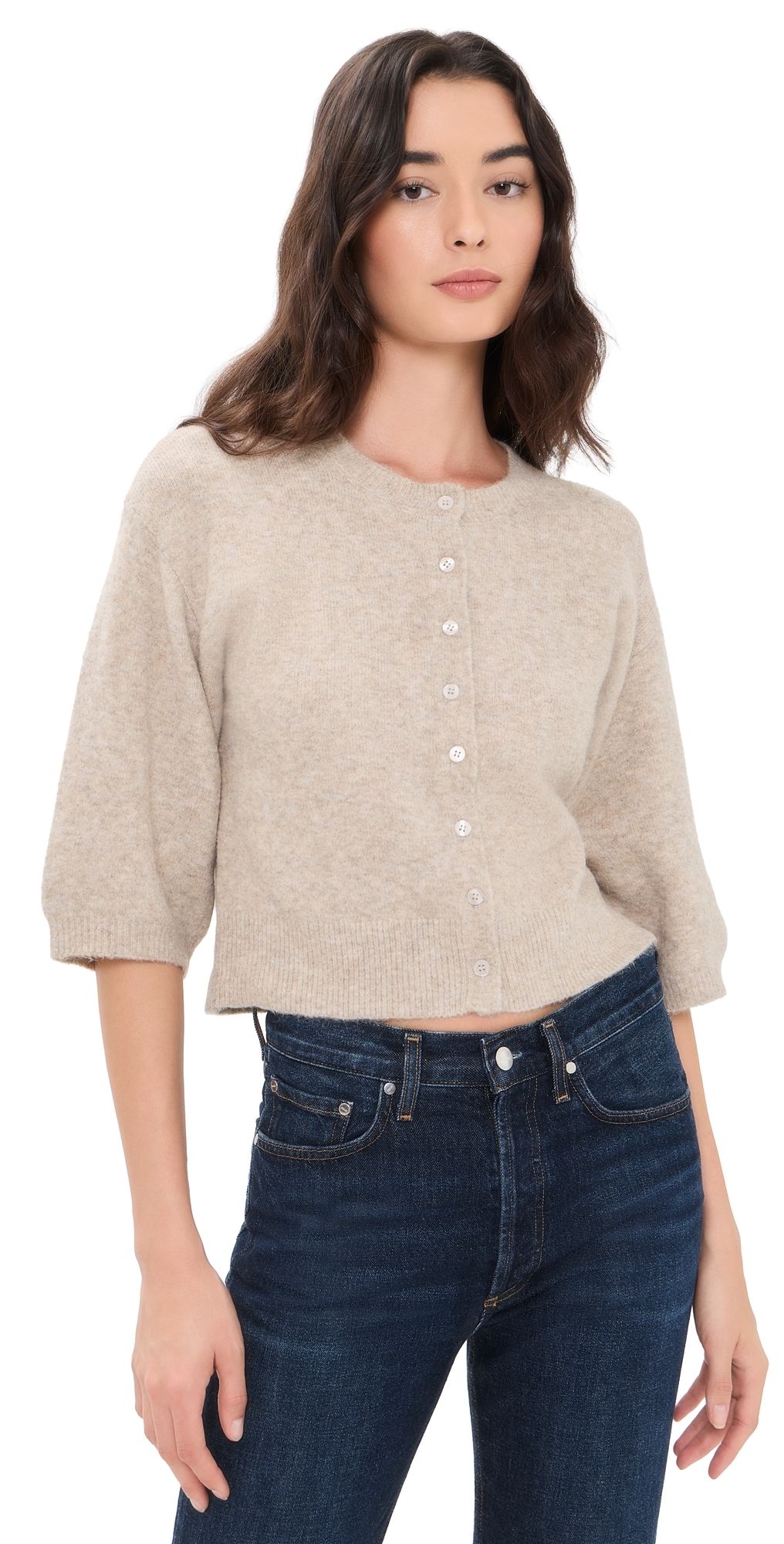 Z Supply Valor Cardigan Natural Heather S