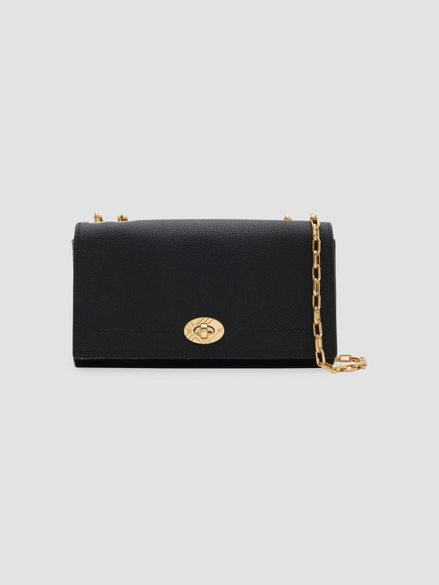 Burberry Women's Cotswolds Mini Leather Shoulder Bag - Black