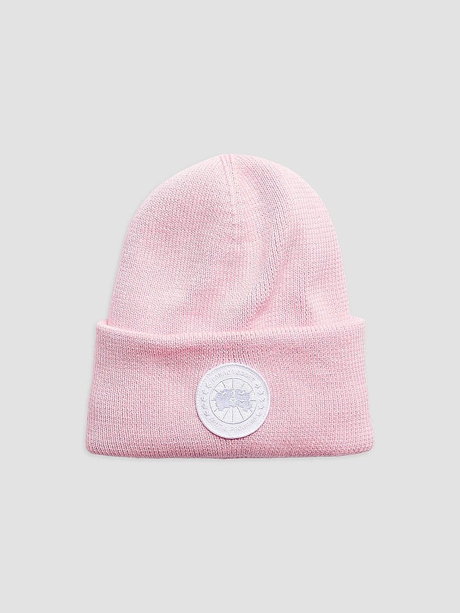 Kid's Arctic Disc Merino Wool Toque Beanie - Bloom Pink