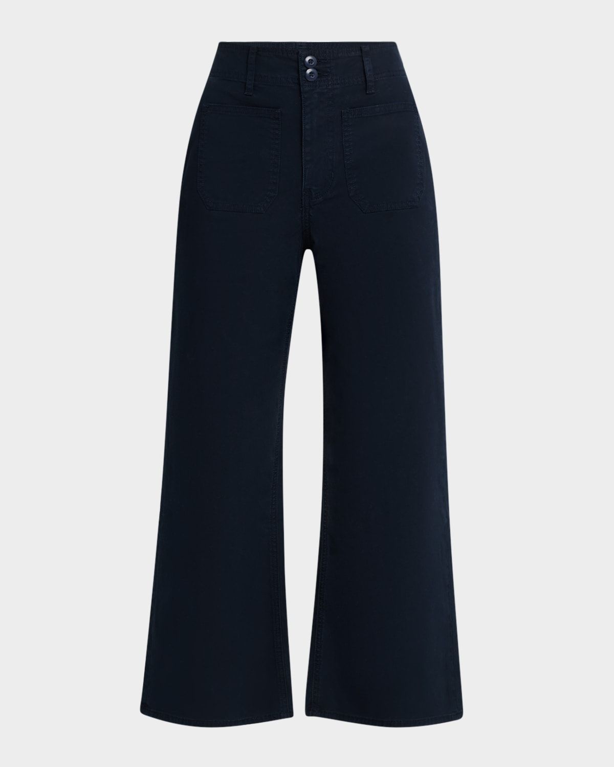 Grant Cropped High-Rise Wide-Leg Pants