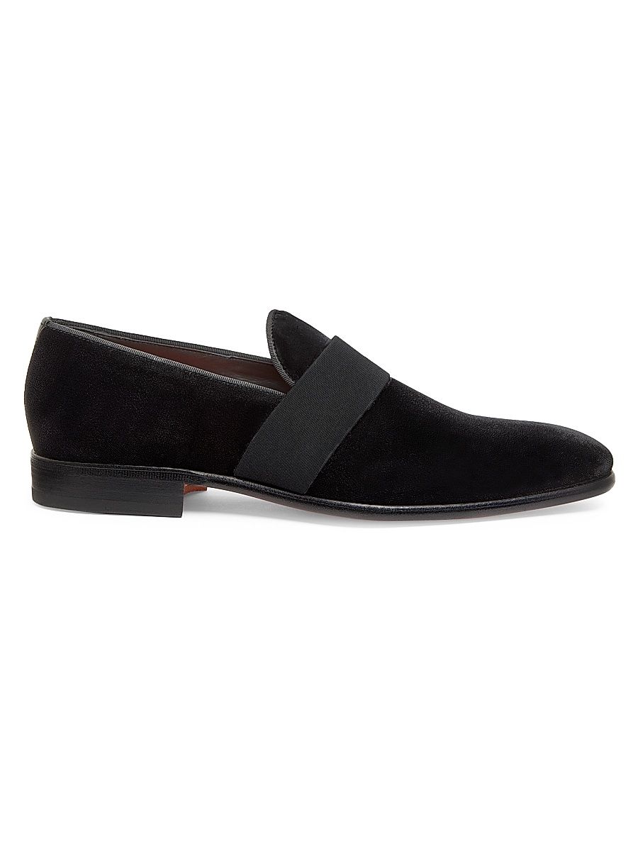 Men's Isomer Velvet Loafers - Black - Size 11