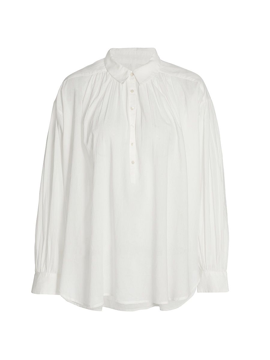 Women's Miles Pullover Blouse - Ivory - Size Large