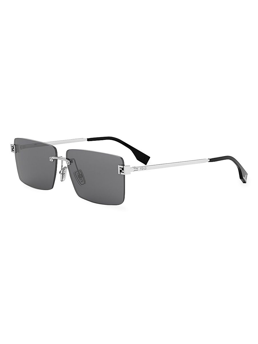 Men's Sky 60MM Rimless Sunglasses - Grey