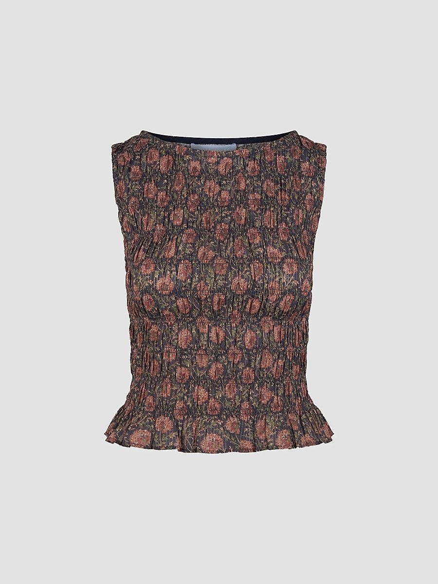 Hill House Home Women's The Phoebe Nap Top - Thornfield Tapestry - Size Medium