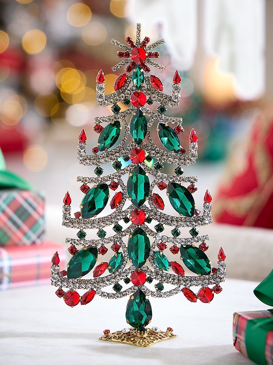 Bethlehem Crystal Christmas Tree Decoration