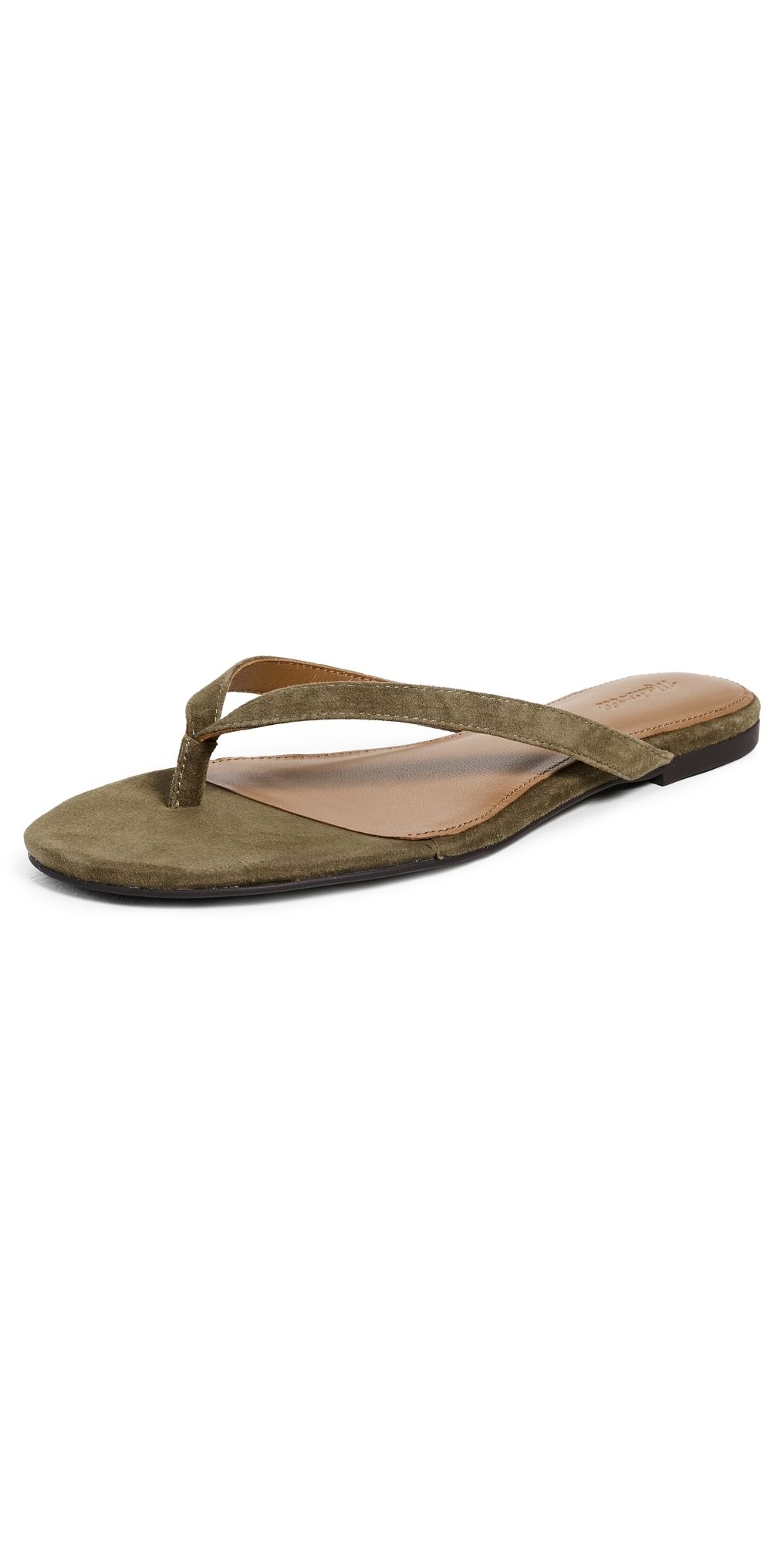 Madewell Ivanna Thong Sandals Safari Khaki 9.5