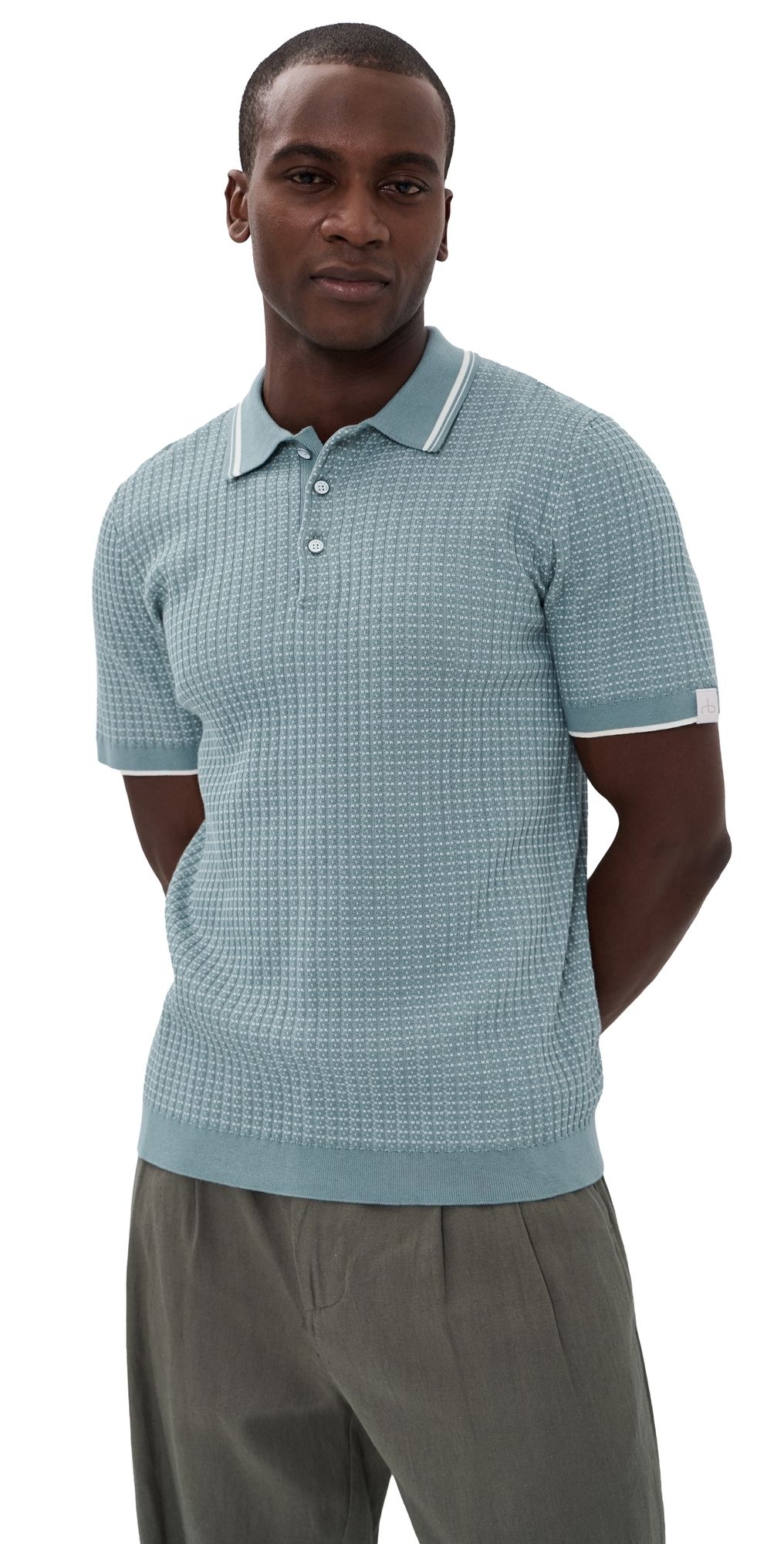 rag & bone Harvey Rib Polo Stel S