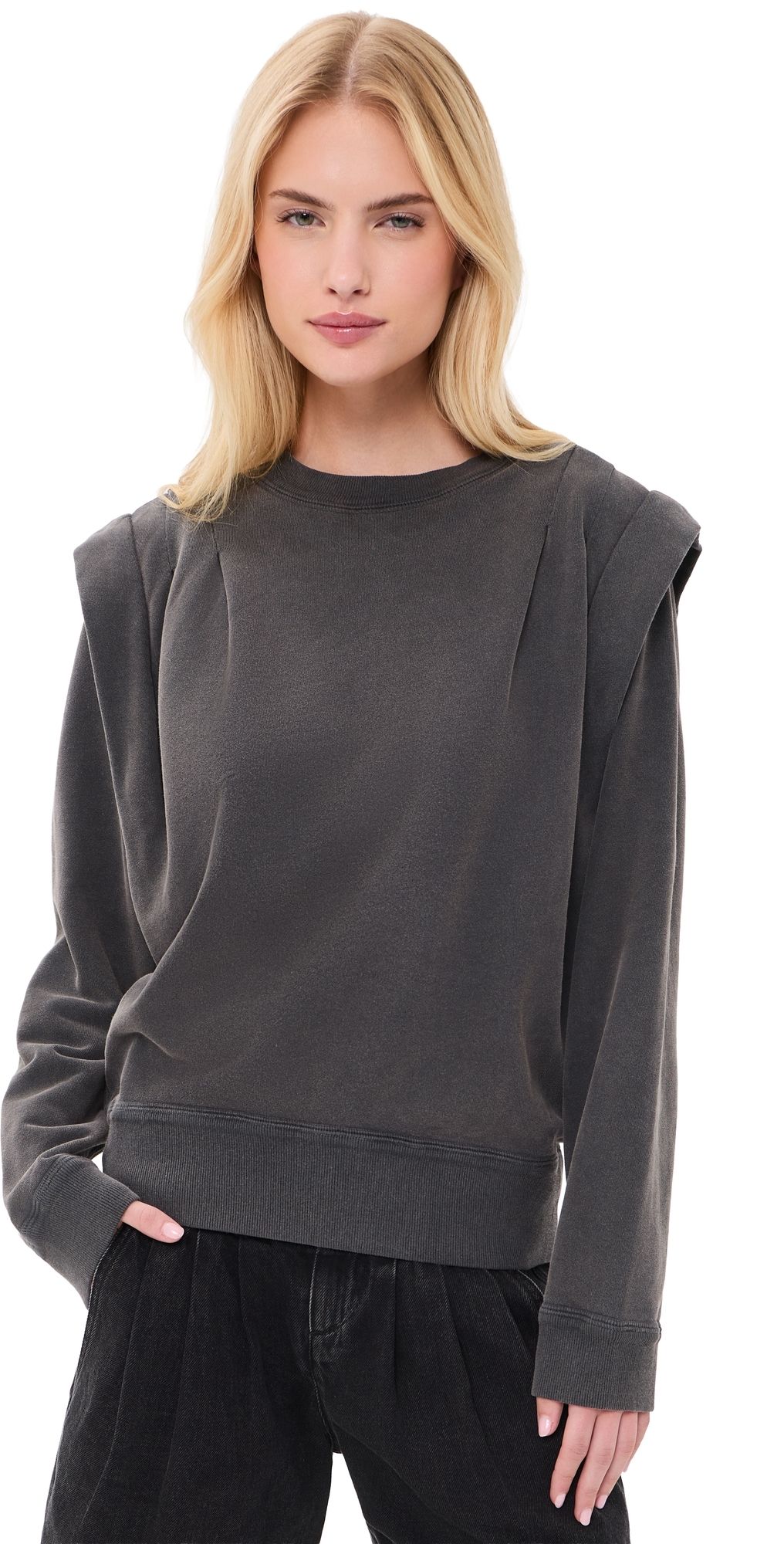 Isabel Marant Étoile Soldy Sweatshirt Faded Black 36