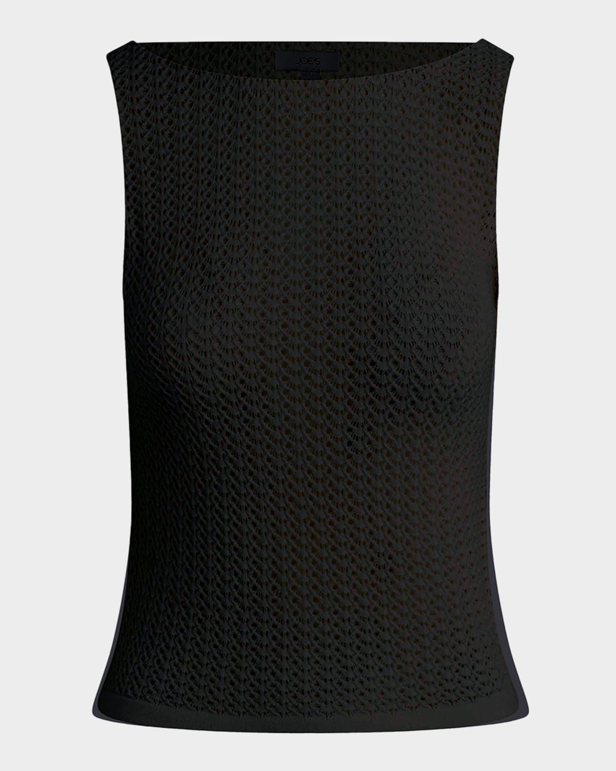 The Crochet Boat-Neck Tank Top